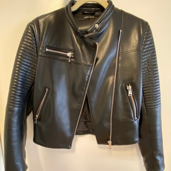 Zara Leather Jacket - Picture 2 of 5